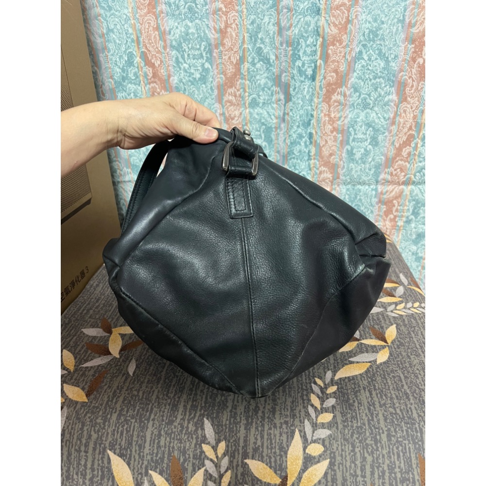 二手 真皮 肩背包 訂製款 女用 大容量-細節圖5