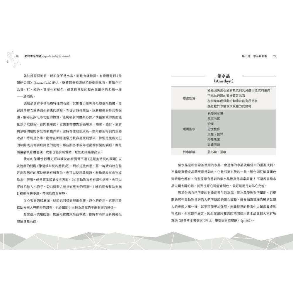 魏啥麻-《書》動物水晶療癒：運用30種常見水晶療癒動物身心靈 Crystal Healing for Animals-細節圖6