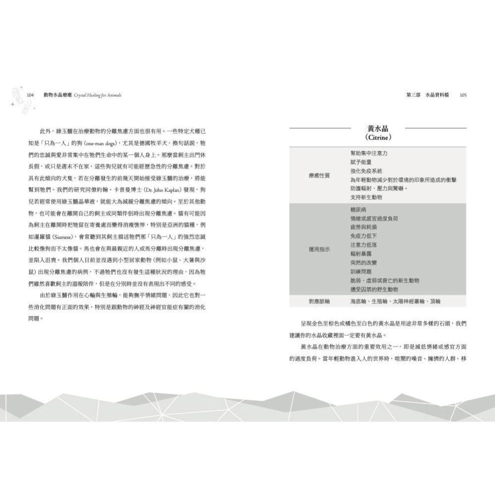 魏啥麻-《書》動物水晶療癒：運用30種常見水晶療癒動物身心靈 Crystal Healing for Animals-細節圖8