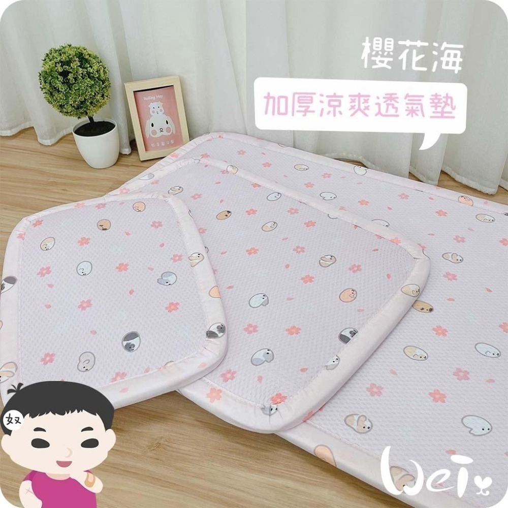 魏啥麻-牧草圓又圓 加厚涼爽透氣墊 (1.5公分超厚透氣墊) (3種花色/尺寸)-細節圖5