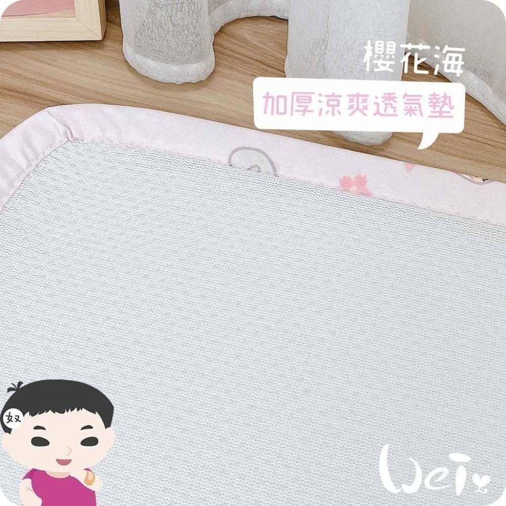 魏啥麻-牧草圓又圓 加厚涼爽透氣墊 (1.5公分超厚透氣墊) (3種花色/尺寸)-細節圖6