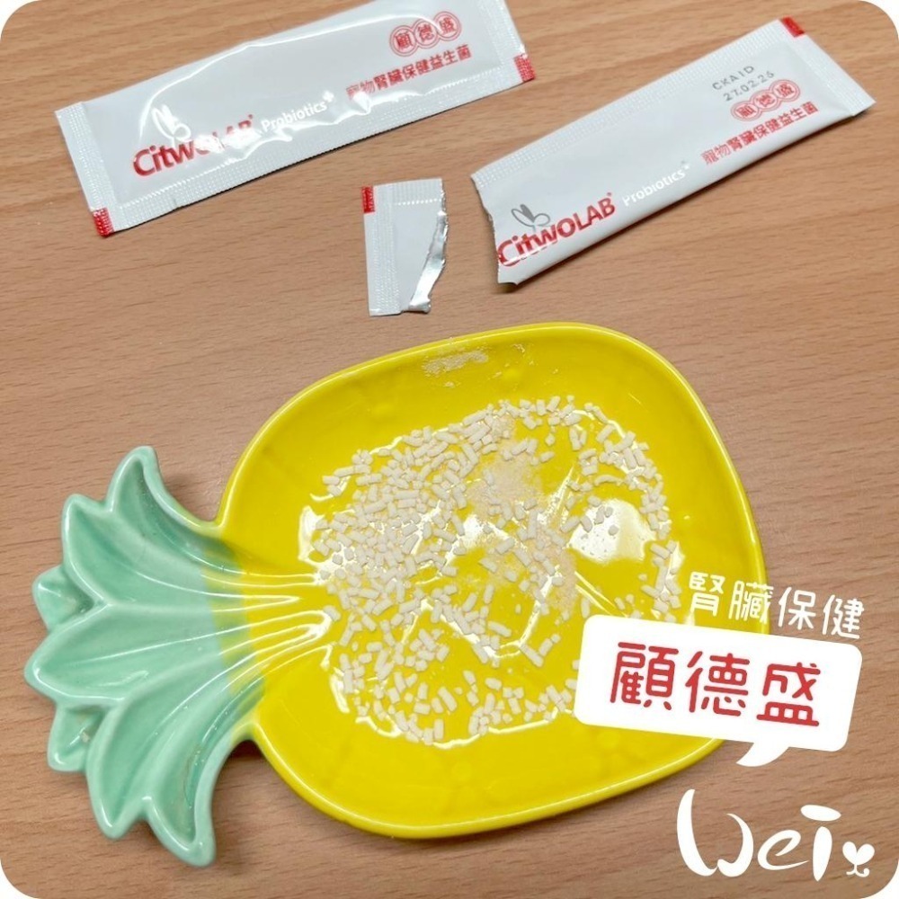 魏啥麻-CI兔 Citwo LAB顧德盛 腎臟保健益生菌(水蜜桃味 腸道保健 台大護腎專利益生菌)兔 天竺鼠保健品-細節圖5