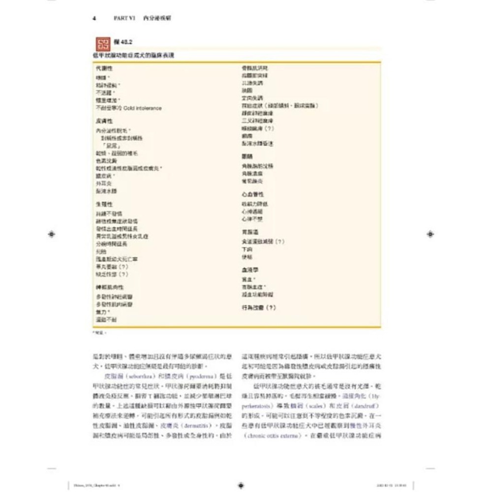 魏啥麻-《書》小動物內科學，第六版（中冊）(下單後進貨) 專業獸醫書籍-細節圖7