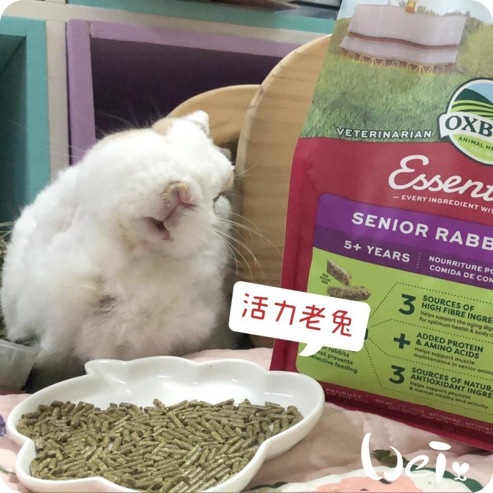 魏啥麻-OXBOW活力老年兔維持肌力餐(低鈣 粗纖維高蛋白質高 含燕麥草 姜根 薑黃 洋甘菊 優質蛋白 胺基酸)-細節圖6