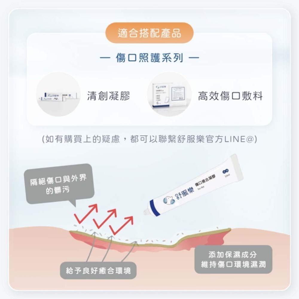 魏啥麻-舒服樂 癒合凝膠 10ml (寵物傷口照護系列)添加保濕因子-細節圖8