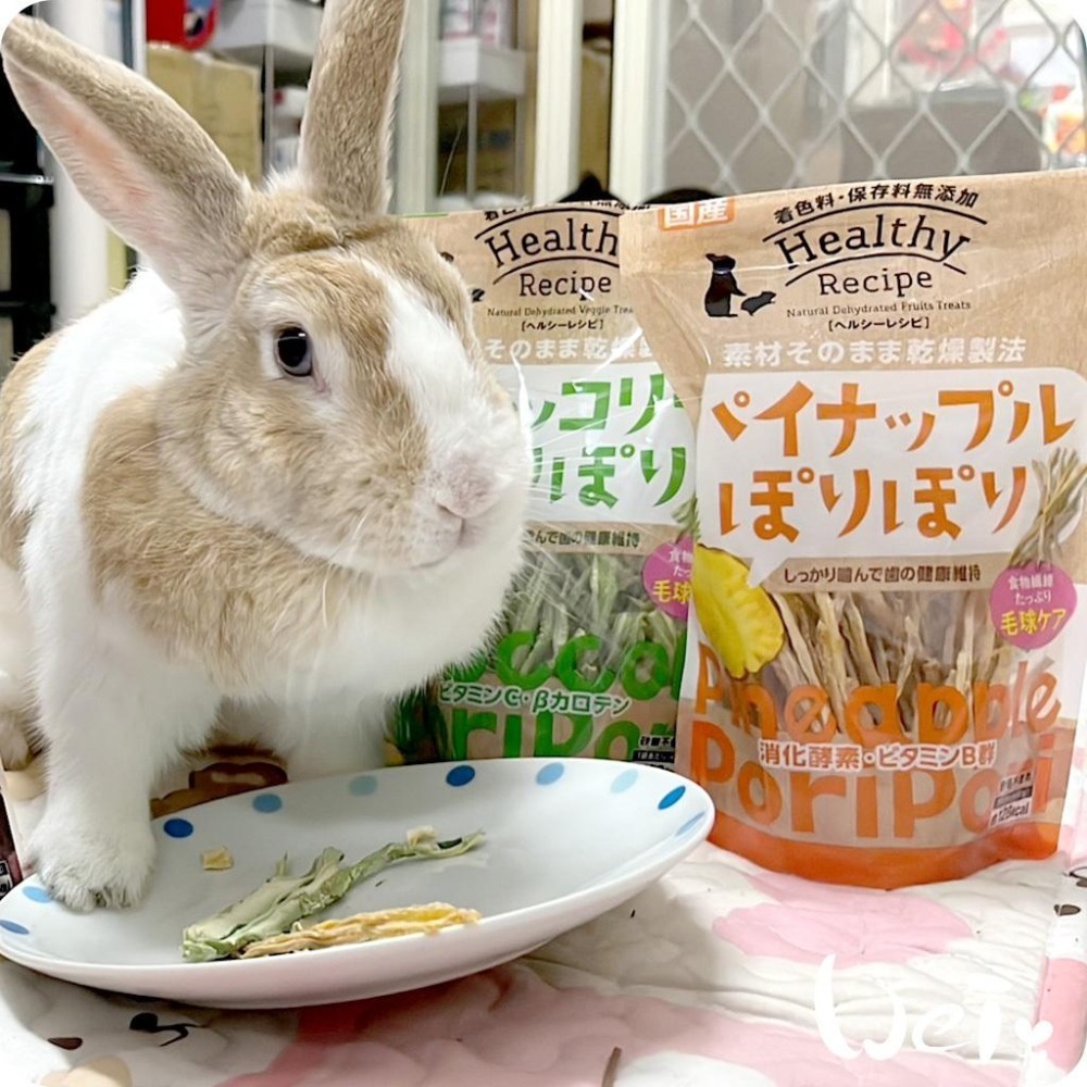 魏啥麻-日本GEX秘製爽脆青花菜莖 40g(兔 天竺鼠零食)健康食譜-細節圖7