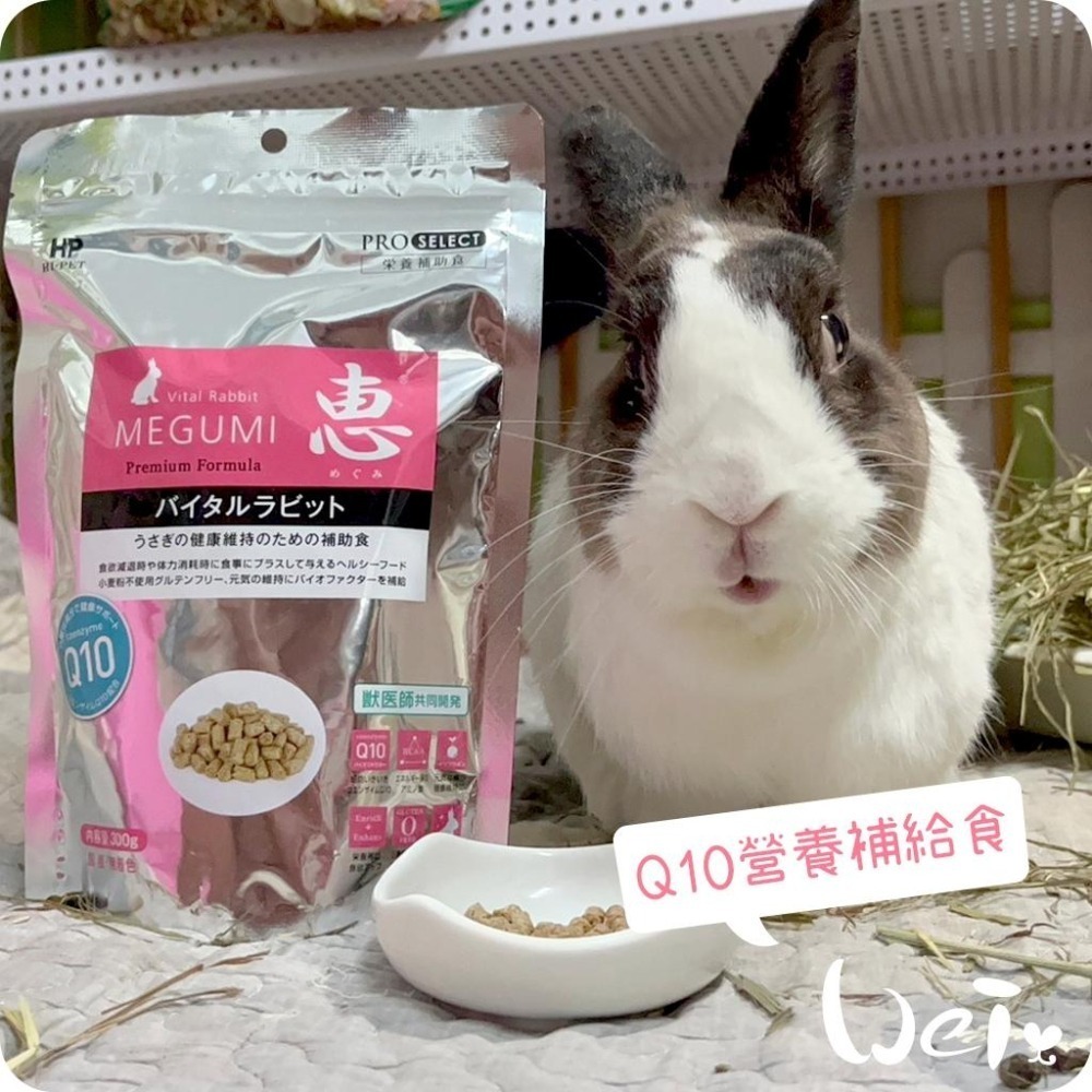 魏啥麻-日本HI PET 惠 Q10營養補給食 300g (低鈣 蛋白質(18%) Q10 無麩質)兔 天竺鼠保健品-細節圖7