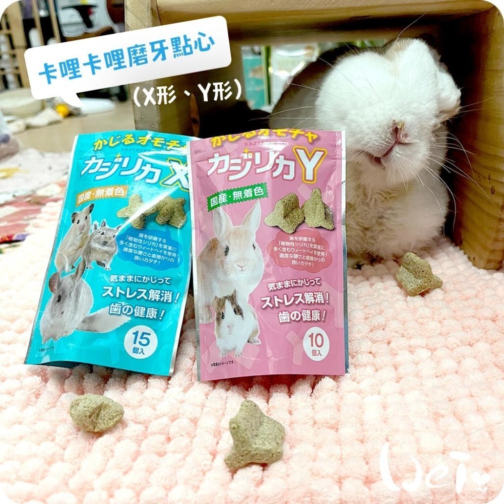 魏啥麻-日本HI PET 卡哩卡哩磨牙點心(含小麥草 無苜蓿)(X形/Y形/星形) 兔 天竺鼠零食-細節圖8