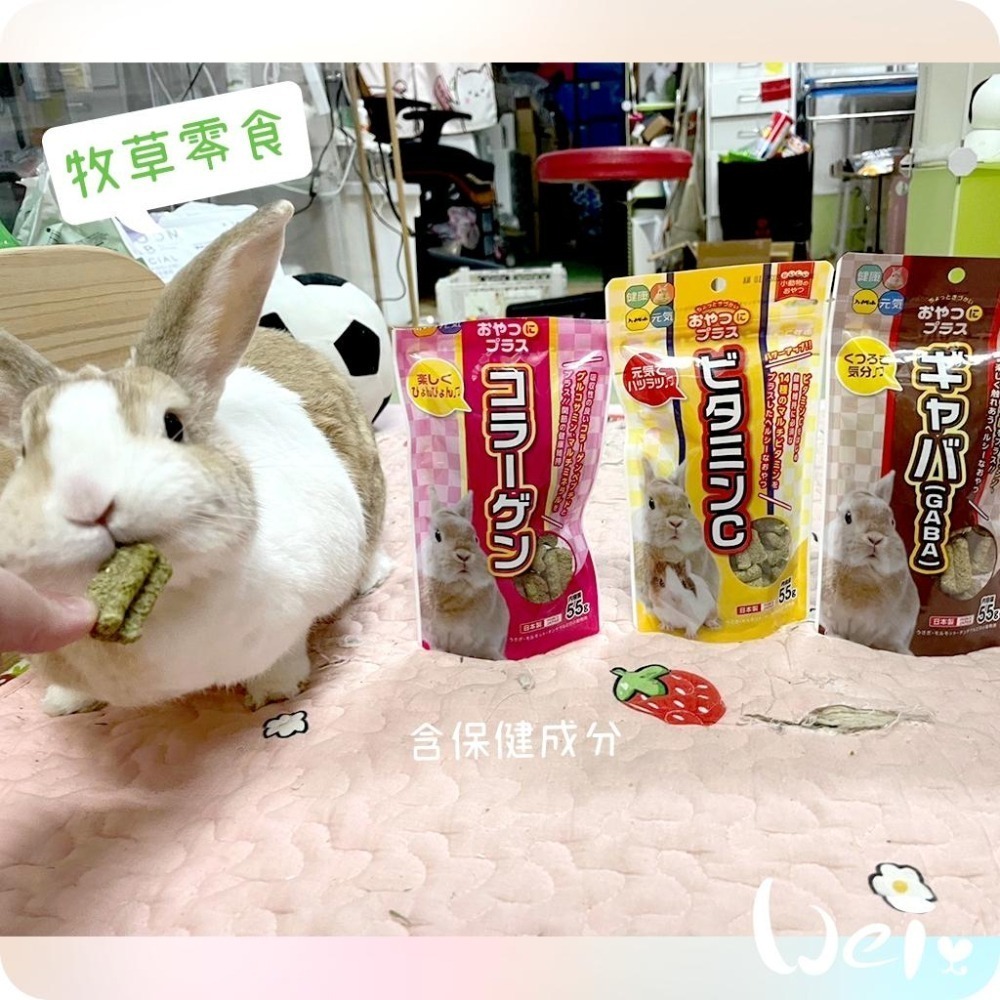 魏啥麻-日本HI PET 維生素C牧草零食 55g (含苜蓿 小松菜)(兔 天竺鼠零食)-細節圖7