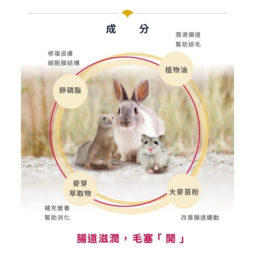 魏啥麻-信元發育寶小寵化毛膏 50g (天然麥芽萃取物與植物油 含卵磷脂+牛磺酸) 麥芽口味(兔 天竺鼠-細節圖4