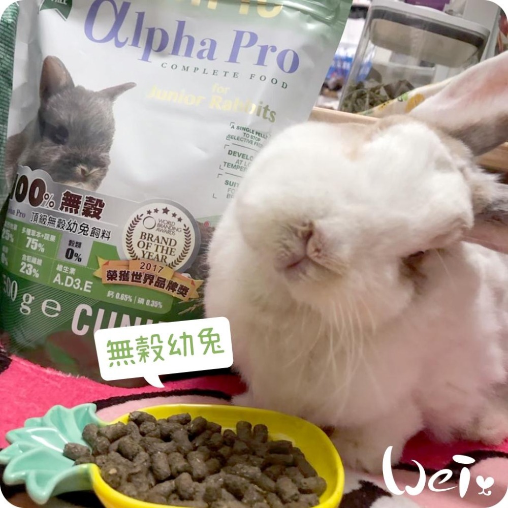 魏啥麻-西班牙CUNIPIC頂級無穀幼兔飼料 500g (無穀無苜蓿 粗纖維高(23%)蛋白質高(15.3%))-細節圖6