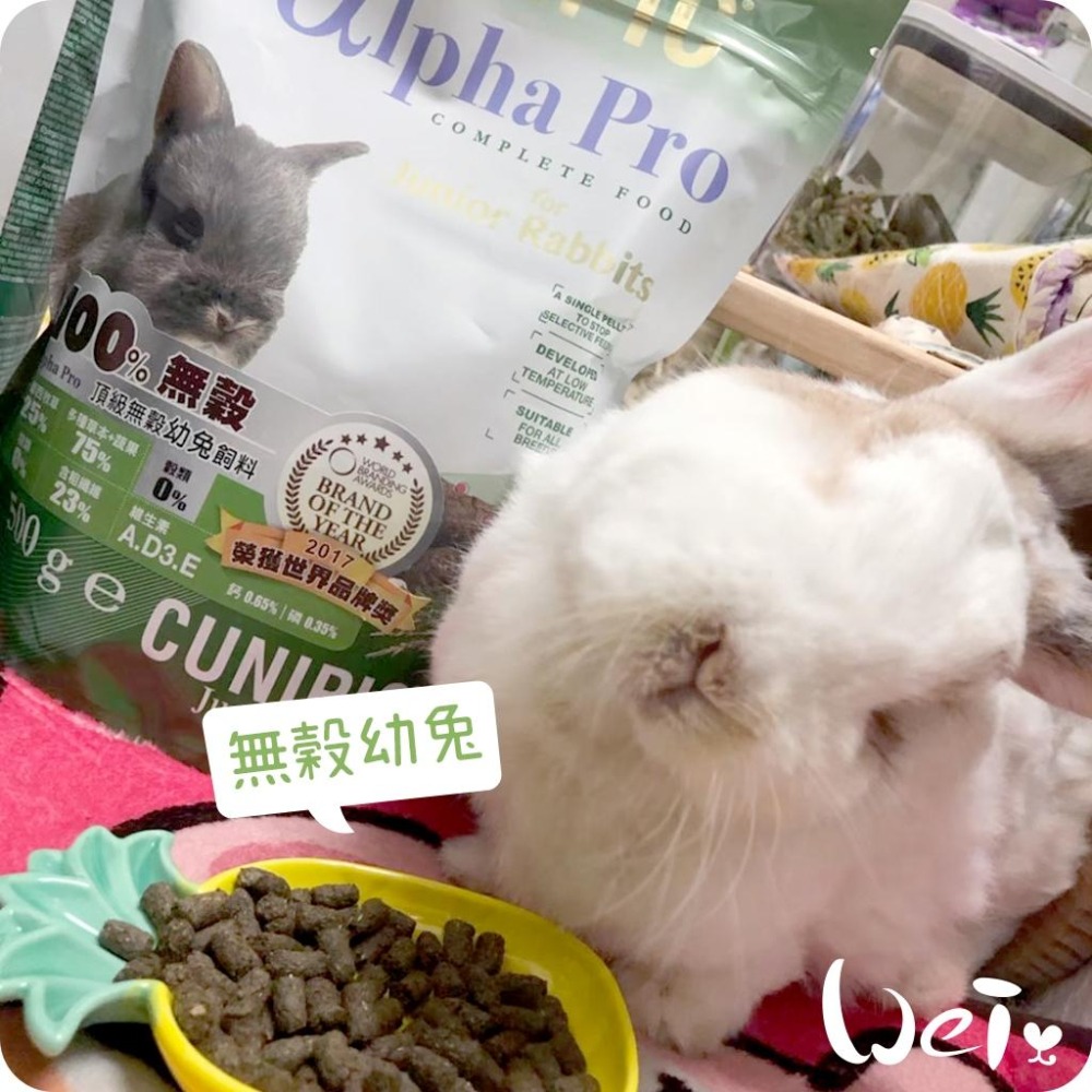 魏啥麻-西班牙CUNIPIC頂級無穀幼兔飼料 500g (無穀無苜蓿 粗纖維高(23%)蛋白質高(15.3%))-細節圖8