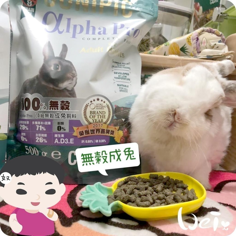 魏啥麻-西班牙CUNIPIC頂級無穀成兔飼料 (低鈣 無穀無苜蓿 粗纖維(26%) 含蔓越莓 益生元 離氨酸)-細節圖5
