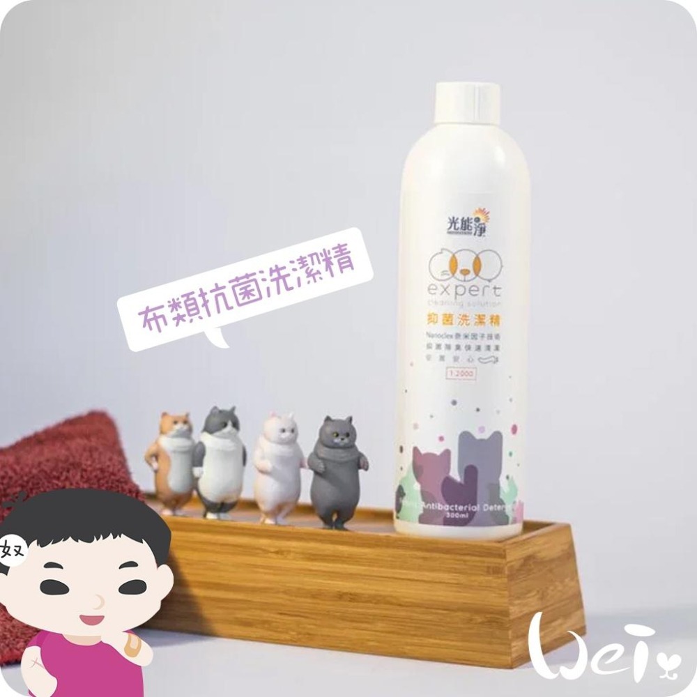 魏啥麻-光能淨 布類抗菌濃縮洗潔精 薰衣草300ml(兔 天竺鼠)-細節圖2