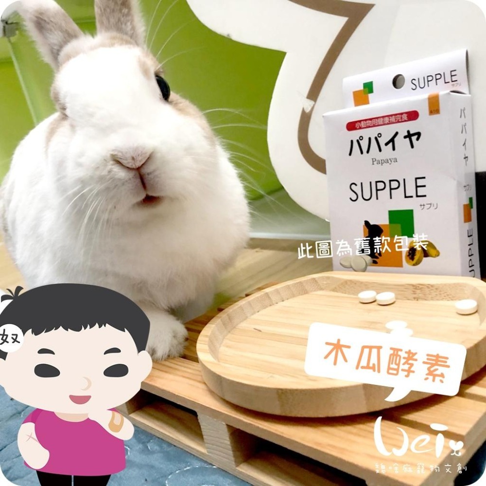 魏啥麻- (特價)日本Sanko木瓜酵素 20g/100g (化毛 腸道保健) 兔 天竺鼠保健品-細節圖3