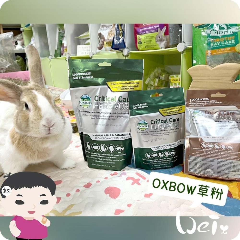 魏啥麻-美國OXBOW木瓜極細灌食草粉 100g(低鈣 無苜蓿 粗纖維高(21-26%)蛋白高(17%)兔 天竺鼠-細節圖7