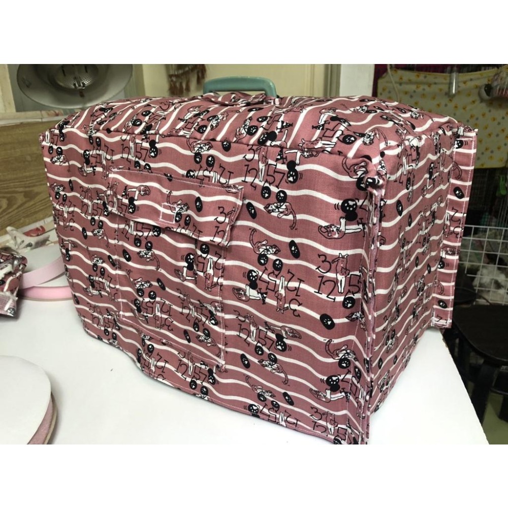 魏啥麻手作-外出籠 防風罩 (透氣棉布款) 純販售外出籠罩，不含籠子-細節圖6