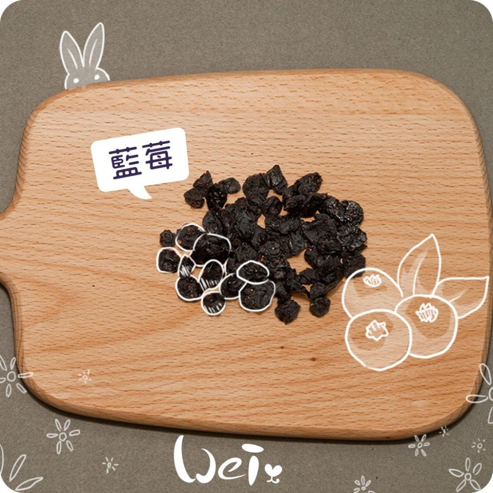 魏啥麻-藍莓乾(純天然無添加 請少量給予)寵物手工零食-細節圖3