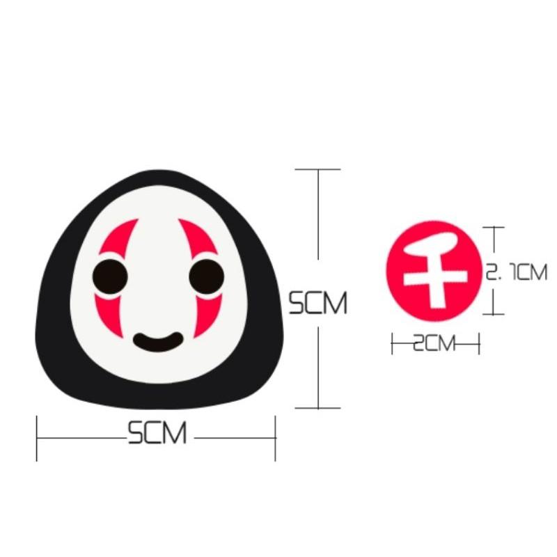 🇹🇼現貨親手縫《🍀幸福四葉草手作館🍀》《無臉男 可愛版鑰匙圈 掛飾》不織布材料包/免裁剪/批發/文創/團購/親子手作-細節圖2