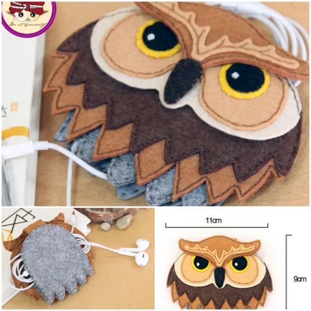 🇹🇼現貨 親手縫更有愛【🍀幸福四葉草🍀】《耳機收納包4款 可改胸針掛飾 》不織布材料包/免裁剪/批發/親子手作/文創客製-細節圖5