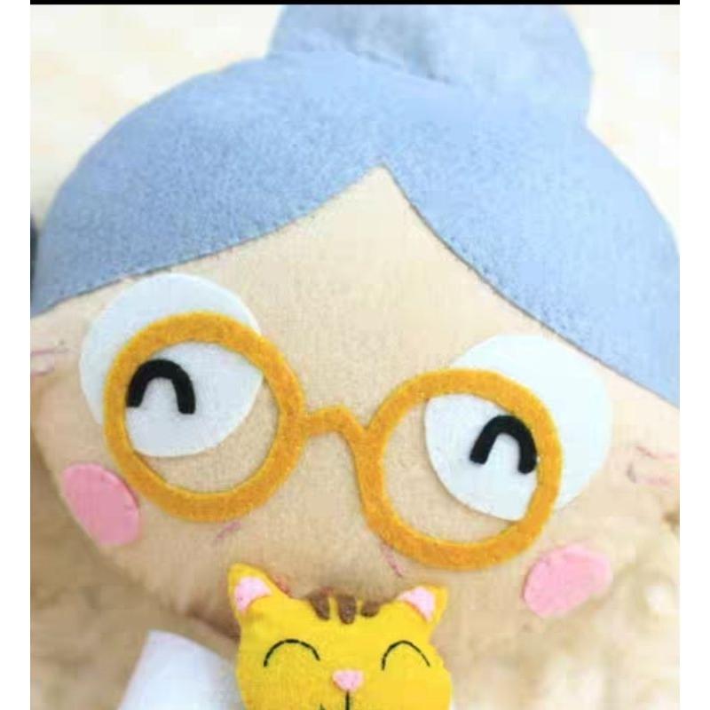 🇹🇼現貨 親手縫更有愛【🍀幸福四葉草🍀】《新娘新娘 抱枕娃娃》不織布材料包/免裁剪/批發/文創/婚禮/優雅手作-細節圖8