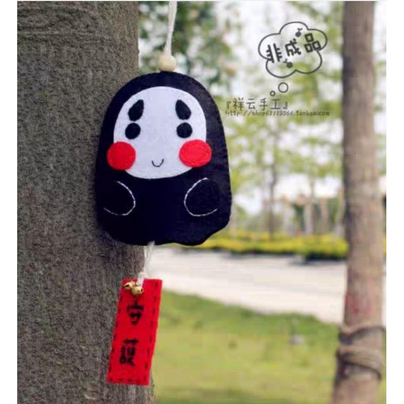 🇹🇼現貨 親手縫更有愛【🍀幸福四葉草🍀】《無臉男艾草掛飾9*7.5》手作材料包/免裁剪/批發/文創 團購 /親子手作-細節圖2