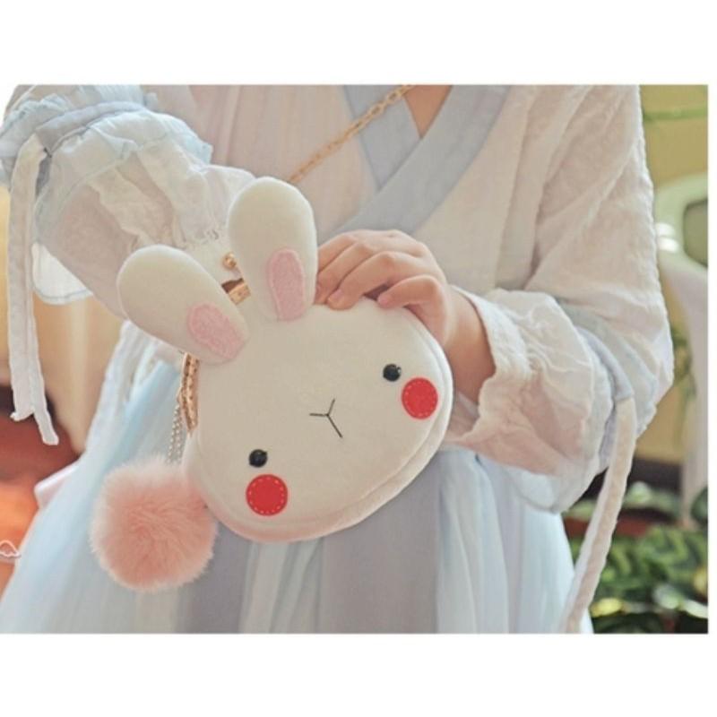 【Diy親手縫更有愛♡現貨】《可愛斜背包口金包8款》龍貓 無尾熊 麋鹿 玻尿酸鴨 貓 狗 豬 搖粒絨 手作材料包/免裁剪-細節圖8