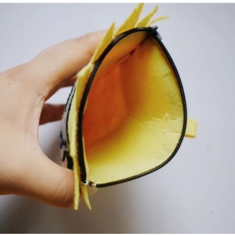 🇹🇼現貨 親手縫更有愛【🍀幸福四葉草🍀】《火影忍者鳴人零錢包》diy材料包/免裁剪/批發/文創/手作材料包/親子手作-細節圖6