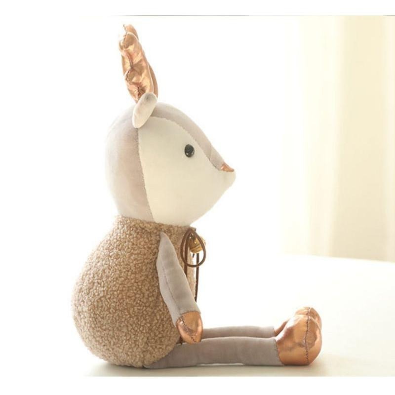 【Diy親手縫更有愛♡現貨】《麋鹿玩偶娃娃》絨布材料包/免裁剪/批發/文創/療癒/暫離手機/孕期手作/親子手作/優雅手作-細節圖3