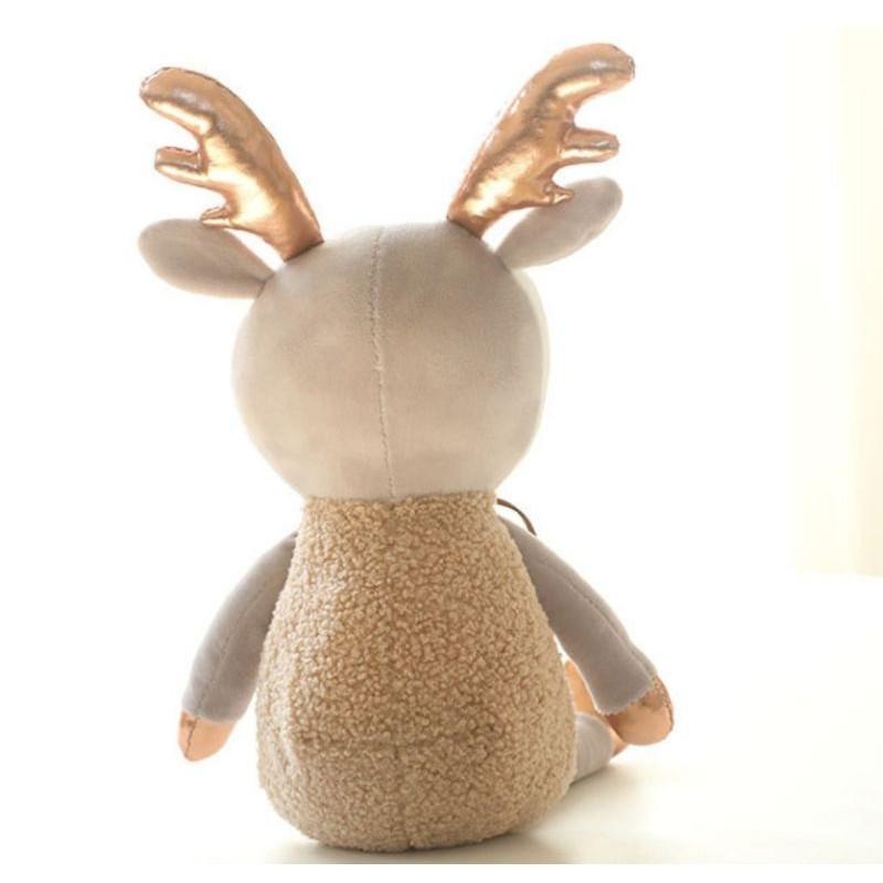 【Diy親手縫更有愛♡現貨】《麋鹿玩偶娃娃》絨布材料包/免裁剪/批發/文創/療癒/暫離手機/孕期手作/親子手作/優雅手作-細節圖4