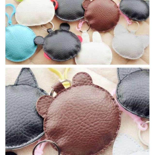 🇹🇼現貨 親手縫更有愛【🍀幸福四葉草🍀】《pu皮磁扣保護套掛飾8款直徑7.5》pu材料包/批發/文創/親子手作-細節圖3