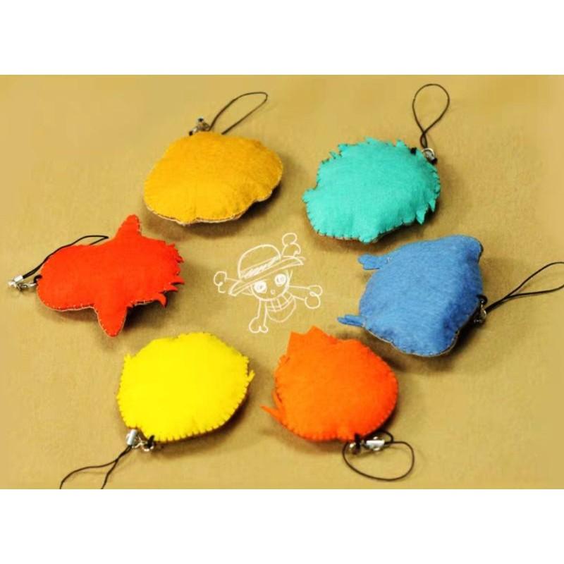 【Diy親手縫更有愛♡現貨】《海賊王掛飾一組6入》不織布材料包/免裁剪/批發/文創/療癒/孕期手作/親子手作/情人節禮物-細節圖3