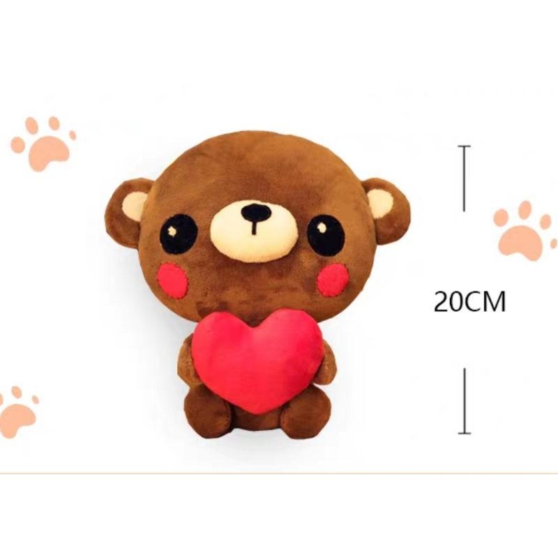 【Diy親手縫更有愛♡現貨】《優質絨禮物 柴犬 二哈 愛心禮物熊 4款》絨布材料包/柴犬/哈士奇/批發/文創/親子手作-細節圖2