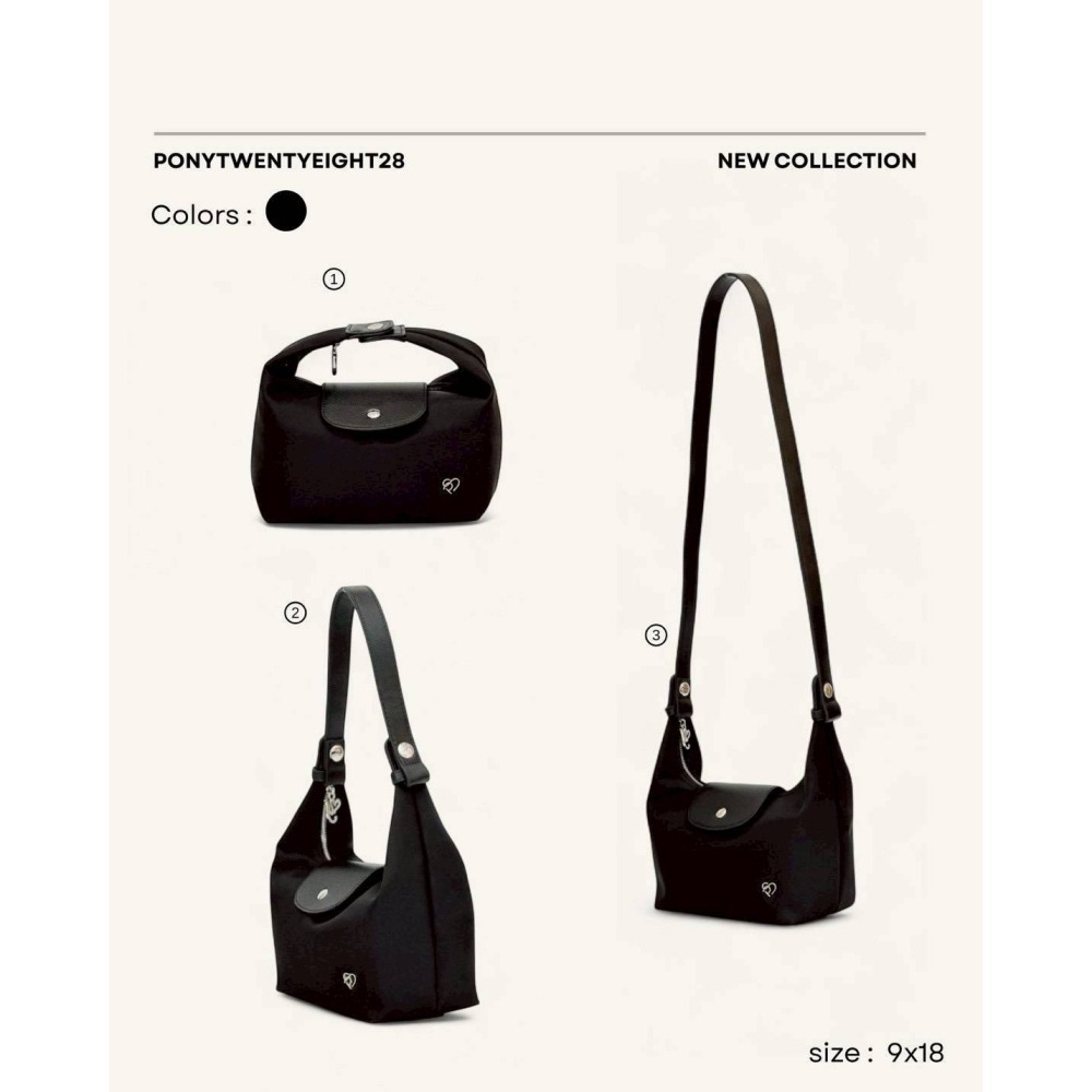 【泰好文創代購】  泰國🇹🇭pony三way尼龍包-細節圖4