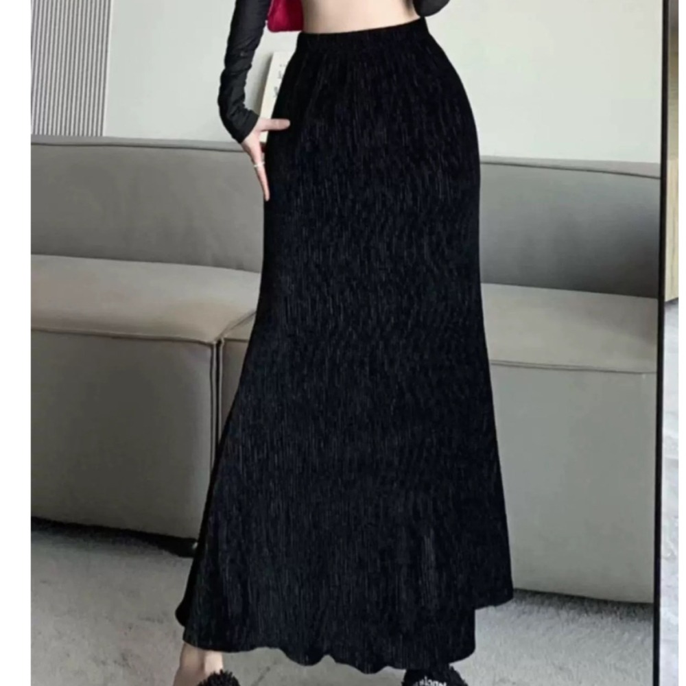 【泰好文創選品｜立體壓紋魚尾長裙】-細節圖2