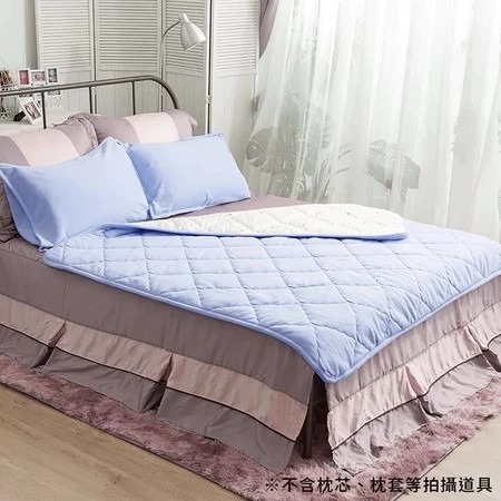 【卓瑩官方直營】奈米遠紅外線-四季粉藍毯被-四季-3.5x5呎 / 5x7呎-細節圖2