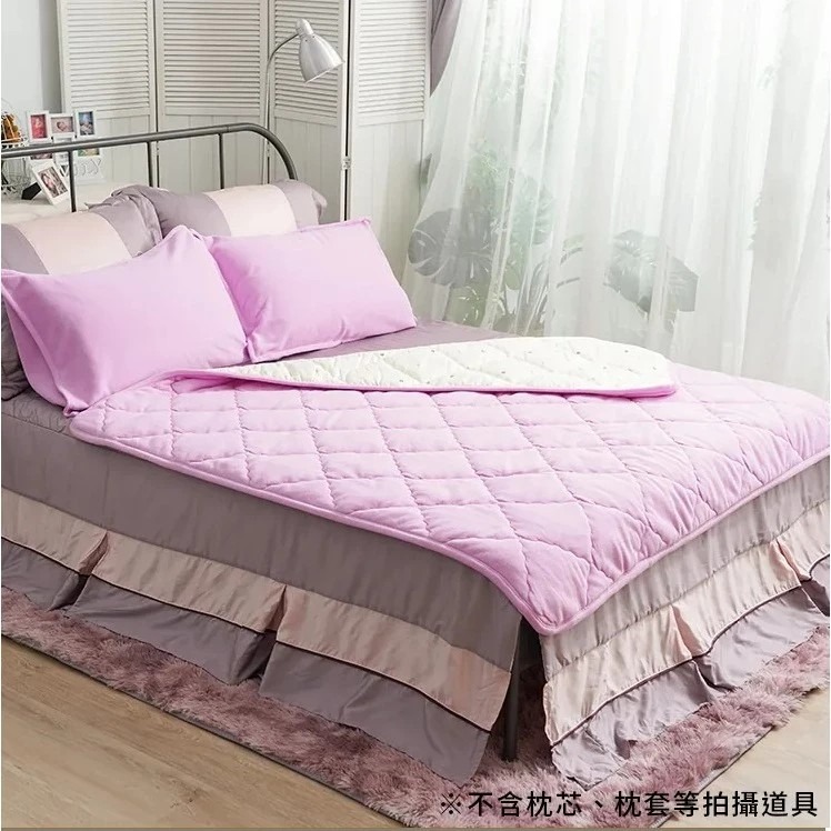 【卓瑩官方直營】奈米遠紅外線-四季粉紫毯被-四季-3.5x5呎 / 5x6呎-細節圖2