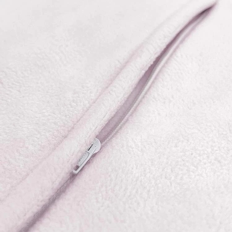 【卓瑩官方直營】奈米遠紅外線-藕色刷毛枕套-細節圖2