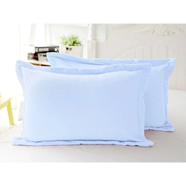 【卓瑩官方直營】奈米遠紅外線-粉藍刷毛枕套-2入-細節圖3