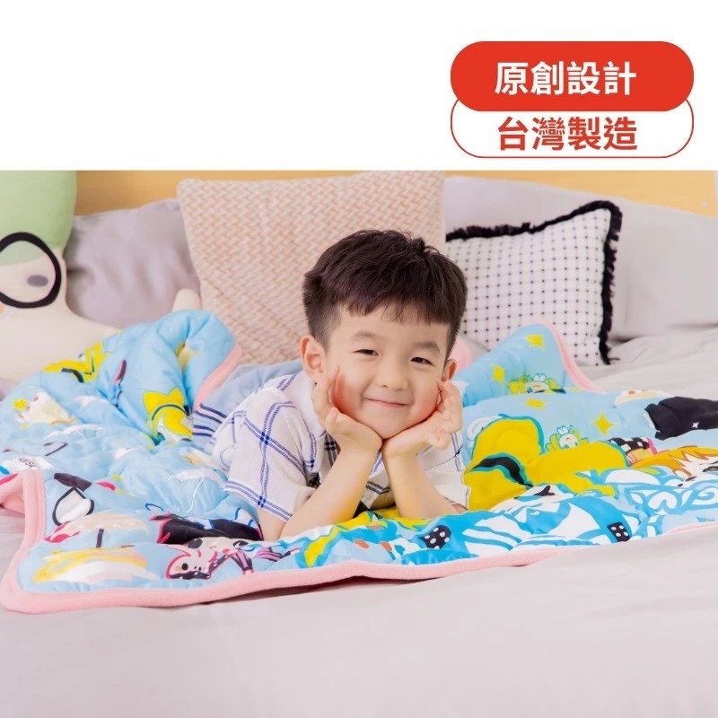 【卓瑩官方直營】CINN卓瑩光波-IP心夢X數位皮羅-奈米遠紅外線-★Alice misA ★餐桌白城市豐華夜宴設計毯被-細節圖2