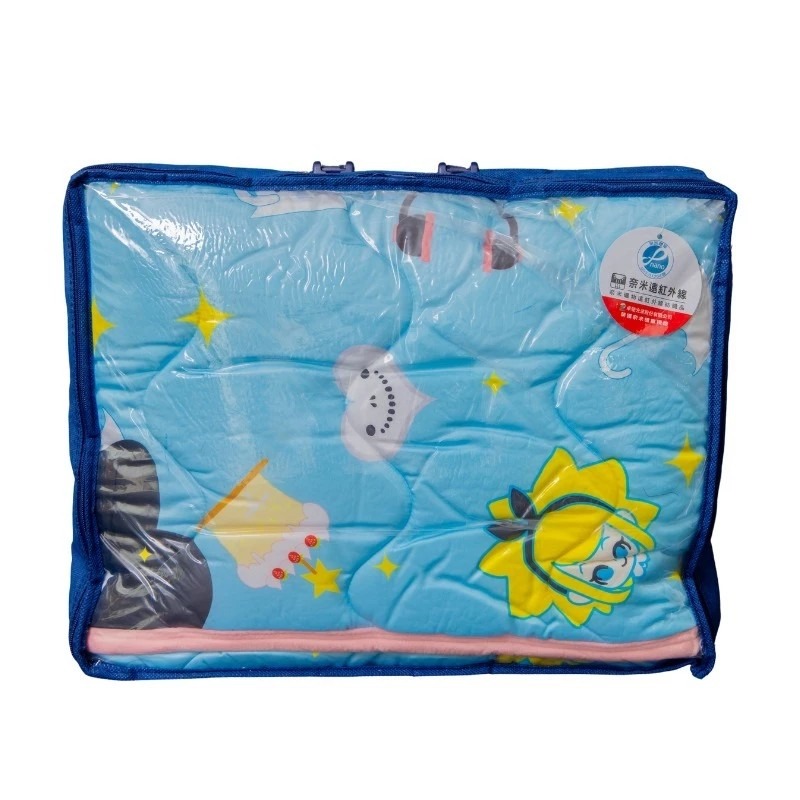 【卓瑩官方直營】CINN卓瑩光波-IP心夢X數位皮羅-奈米遠紅外線-★Alice misA ★餐桌白城市豐華夜宴設計毯被-細節圖6