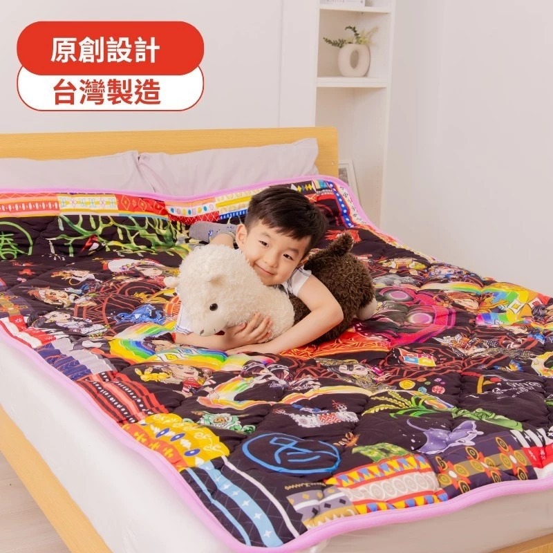 【卓瑩官方直營】CINN卓瑩光波-IP心夢X數位皮羅-奈米遠紅外線-原民文化設計毯被-145cm * 205cm-細節圖2