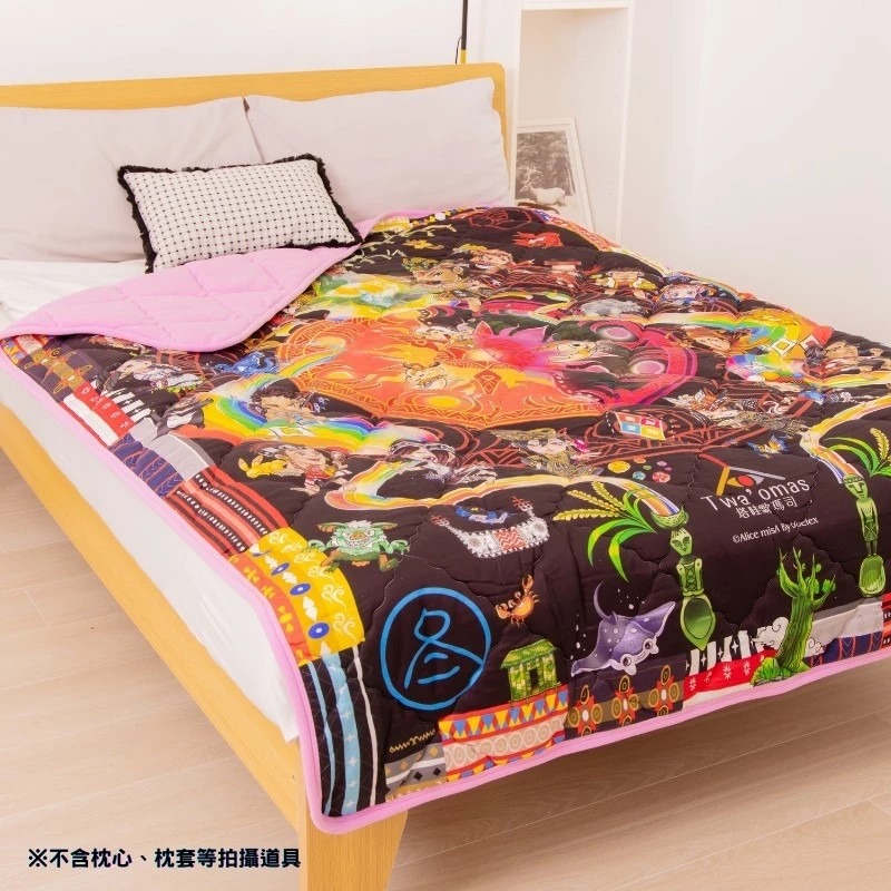 【卓瑩官方直營】CINN卓瑩光波-IP心夢X數位皮羅-奈米遠紅外線-原民文化設計毯被-145cm * 205cm-細節圖4