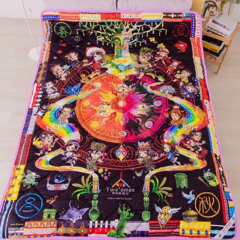 【卓瑩官方直營】CINN卓瑩光波-IP心夢X數位皮羅-奈米遠紅外線-原民文化設計毯被-145cm * 205cm-細節圖6