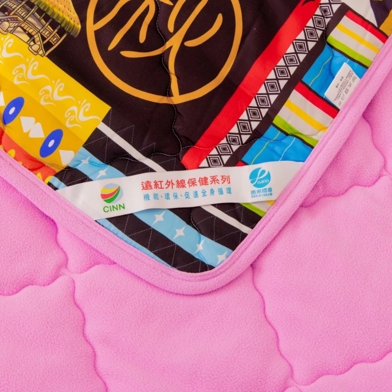 【卓瑩官方直營】CINN卓瑩光波-IP心夢X數位皮羅-奈米遠紅外線-原民文化設計毯被-145cm * 205cm-細節圖7