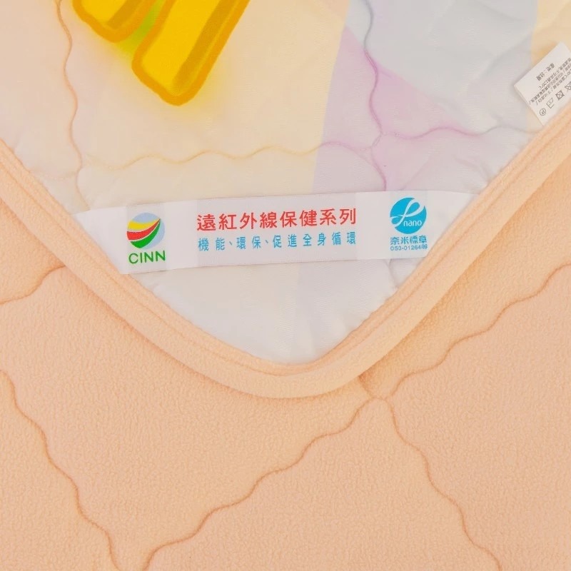 【卓瑩官方直營】CINN卓瑩光波-IP心夢X數位皮羅-奈米遠紅外線-夢想方塊動物園設計毯被-細節圖3