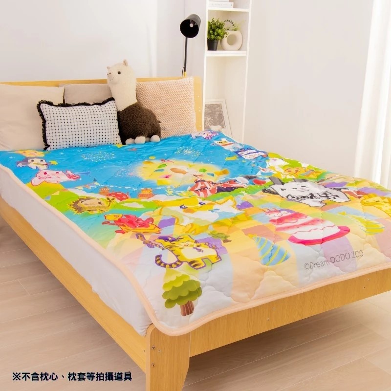 【卓瑩官方直營】CINN卓瑩光波-IP心夢X數位皮羅-奈米遠紅外線-夢想方塊動物園設計毯被-細節圖6