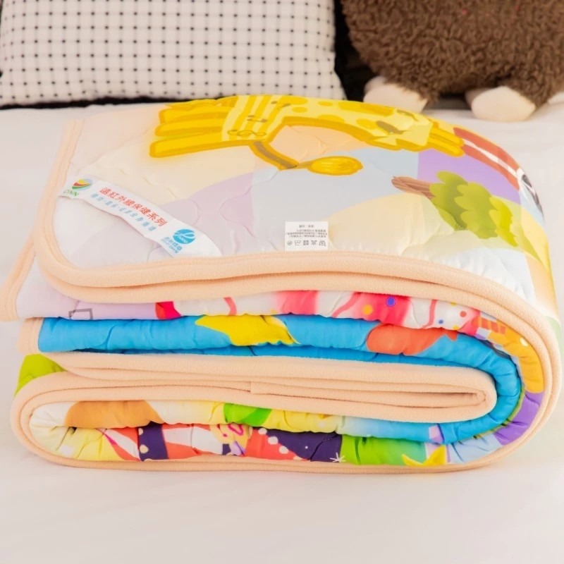 【卓瑩官方直營】CINN卓瑩光波-IP心夢X數位皮羅-奈米遠紅外線-夢想方塊動物園設計毯被-細節圖8