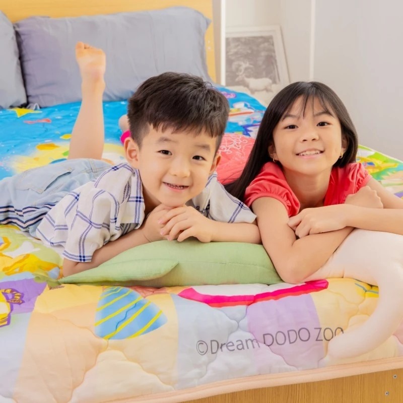 【卓瑩官方直營】CINN卓瑩光波-IP心夢X數位皮羅-奈米遠紅外線-夢想方塊動物園設計毯被-規格圖9