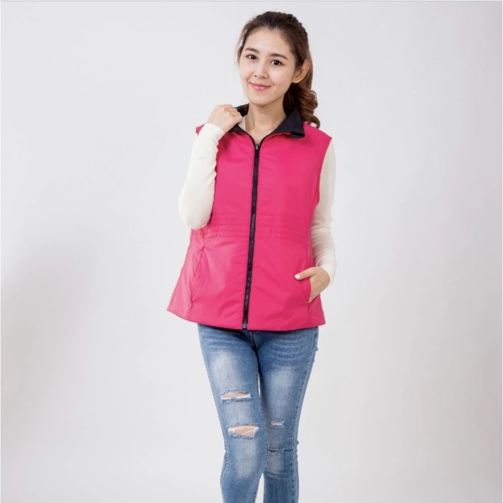 【卓瑩官方直營】奈米遠紅外線-女雙面背心(贈四季版頸圍)-細節圖4